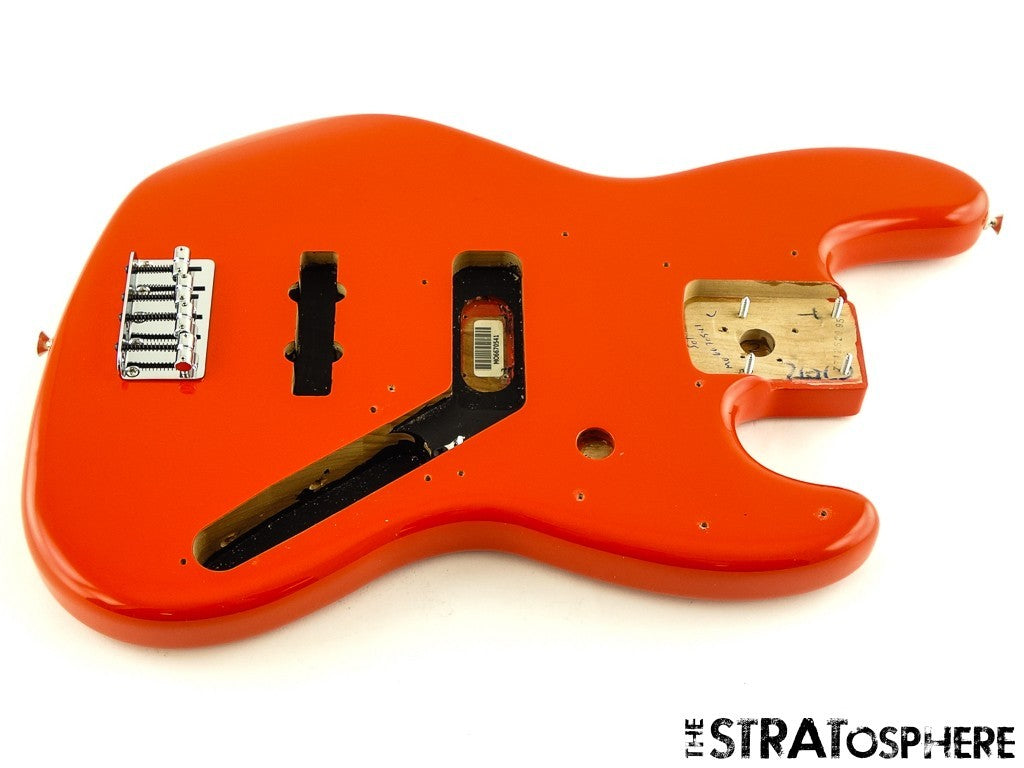 Fender Player II Jazz J Bass BODY + HARDWARE, Modern Guitar Parts Coral Red
