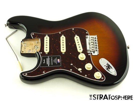 LEFTY Fender American Professional II Strat LOADED BODY lefty 3TS!