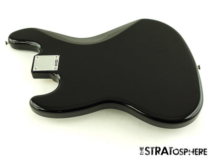 LOADED Fender Geddy Lee JAZZ BASS BODY J Bass Parts Rush Black.