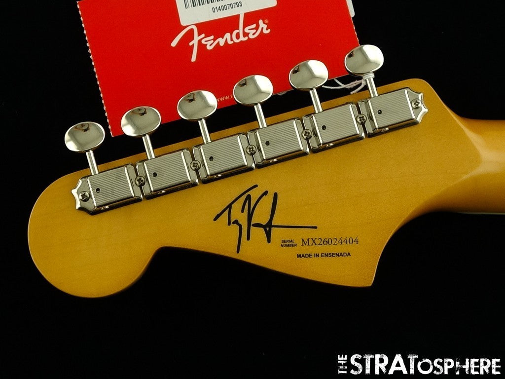 Fender Troy Van Leeuwen Jazzmaster, NECK + TUNERS, Bound Rosewood Block-Inlay