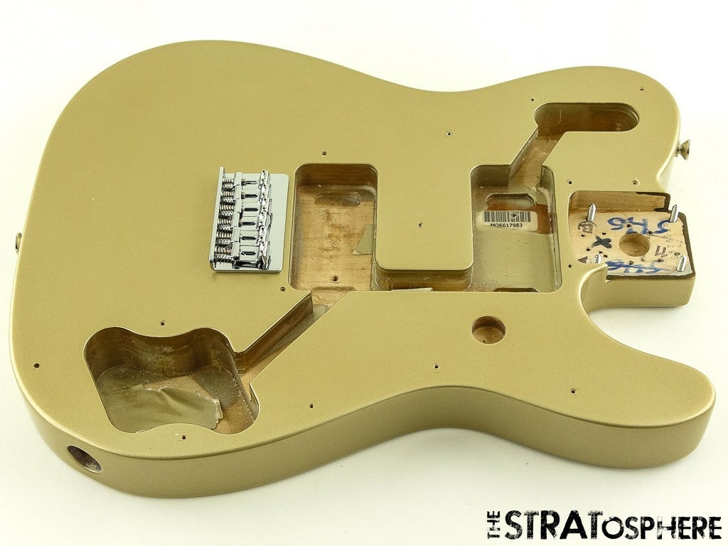 Fender Chris Shiflett Deluxe Telecaster, BODY & HARDWARE, Tele Shoreline Gold