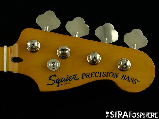 Fender Squier Classic Vibe 70s Precision P Bass NECK &TUNERS Maple Block Inlays.