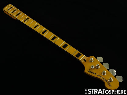 Fender Squier Classic Vibe 70s Precision P Bass NECK &TUNERS Maple Block Inlays.