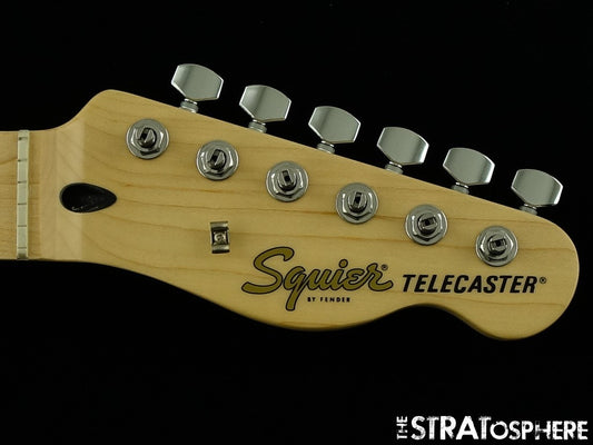 Fender Squier Affinity Series Telecaster FMT SH NECK & TUNERS, for Tele, Maple.