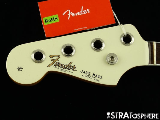 LEFTY Fender AV II American Vintage 1966 Jazz J Bass NECK 66 Bound Rosewood