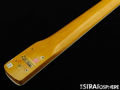 LEFTY Fender AV II American Vintage 1966 Jazz J Bass NECK 66 Bound Rosewood