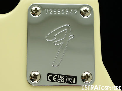 LEFTY Fender AV II American Vintage 1966 Jazz J BASS BODY HARDWARE Olympic White