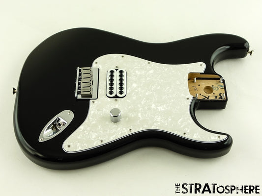 Fender Tom Delonge Stratocaster Strat LOADED BODY, Duncan Black