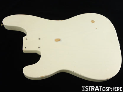 Fender Mike Dirnt Road Worn P Bass BODY Precision NITRO White Blonde