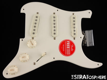 Fender Squier 50s Strat HT Hardtail LOADED PICKGUARD, Prewired White