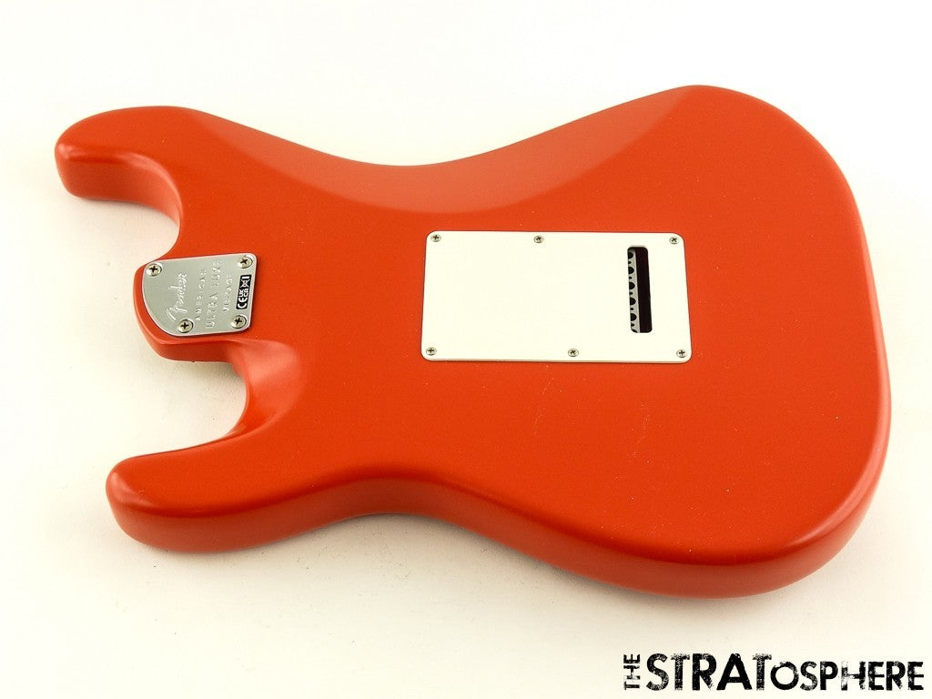 Fender American Ultra Luxe 60s Strat BODY + HARDWARE Heirloom Nitro Fiesta Red