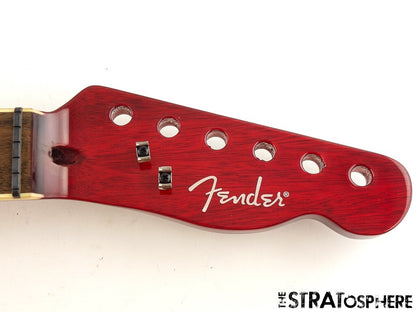 Fender Flame Maple Top Tele BODY + NECK FMT Set Neck Crimson Red $20 OFF