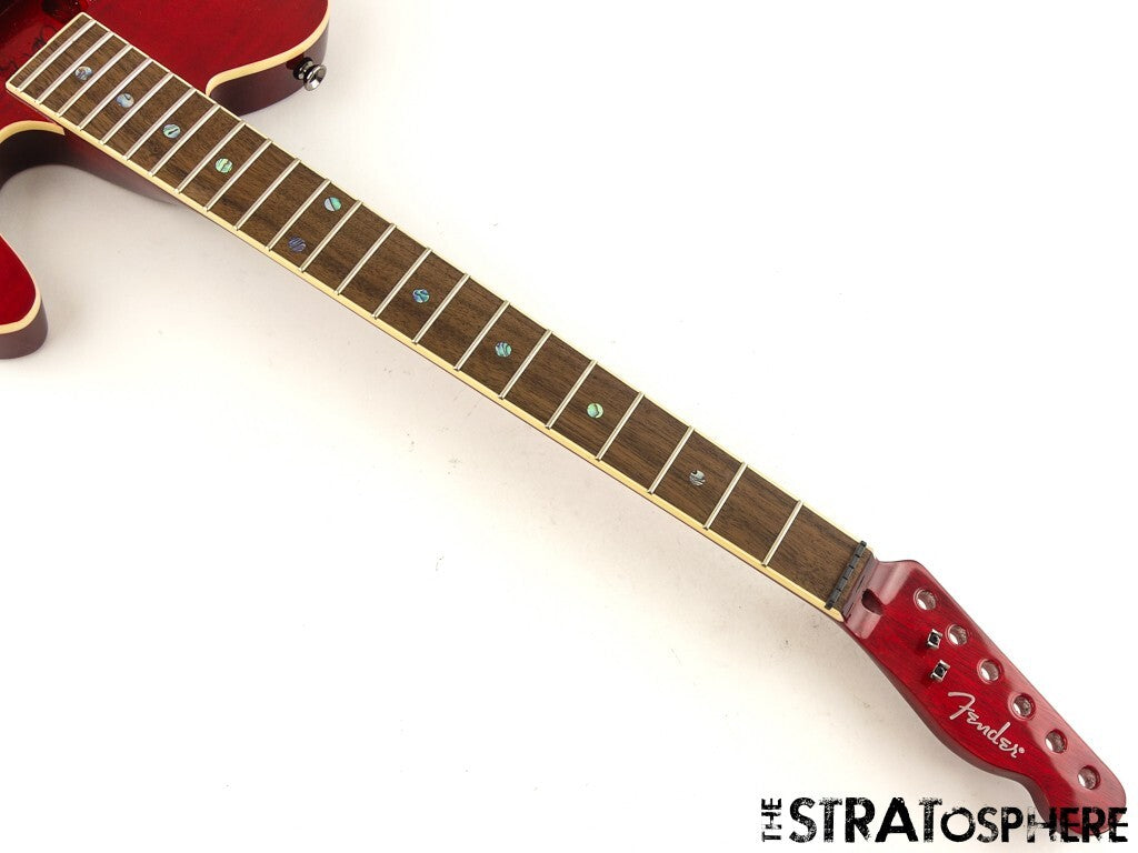 Fender Flame Maple Top Tele BODY + NECK FMT Set Neck Crimson Red $20 OFF