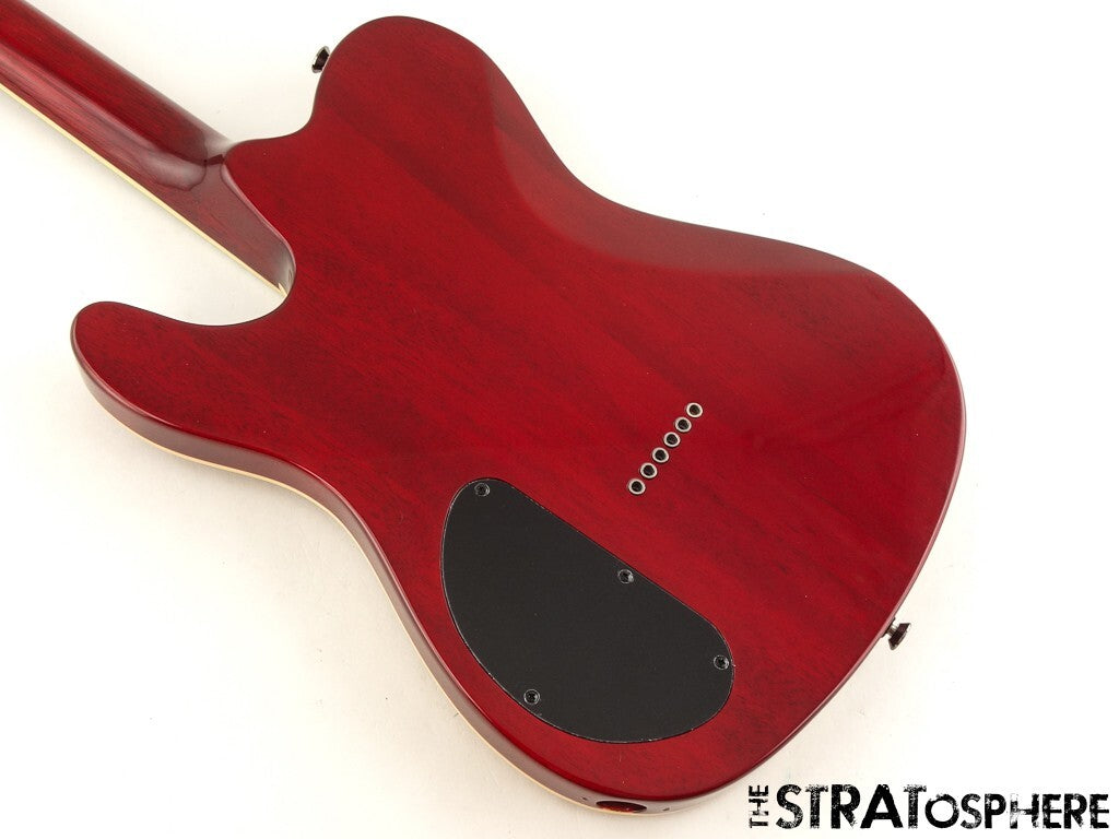 Fender Flame Maple Top Tele BODY + NECK FMT Set Neck Crimson Red $20 OFF