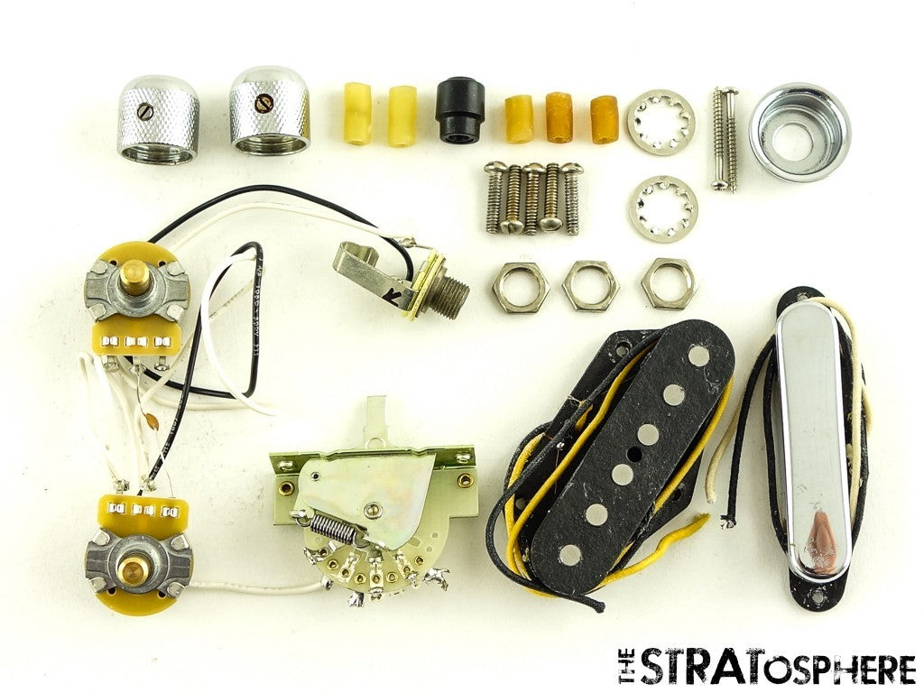 Fender 75th Anniversary Vintera Road Worn 1951 Tele PICKUPS POTS KNOBS + JACK