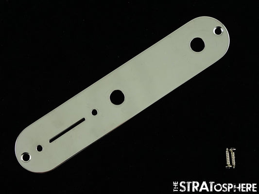 Fender Vintera III Late 50s Tele CONTROL PLATE, Guitar Parts Chrome