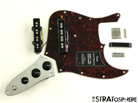 Fender Vintera III Early 70s Jazz Bass LOADED PICKGUARD Early 70s PU's Tortoise
