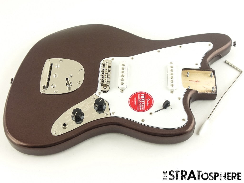 Fender Squier Affinity Jaguar Series LOADED BODY, Guitar Mystic Metallic Brown.