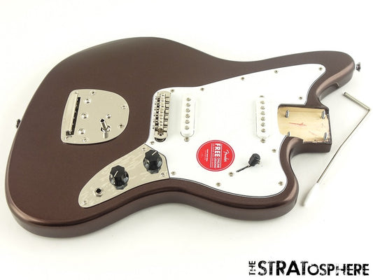 Fender Squier Affinity Jaguar Series LOADED BODY, Guitar Mystic Metallic Brown.