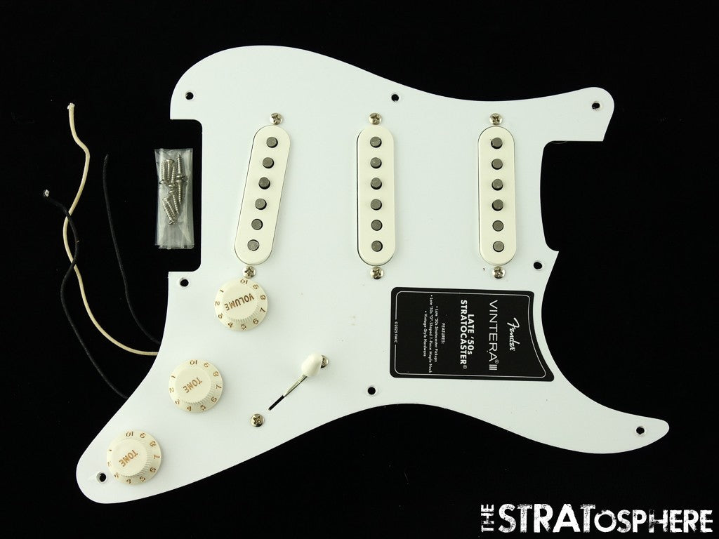 Fender Vintera III Late 50s Stratocaster LOADED PICKGUARD, Late 50s, PU's Strat