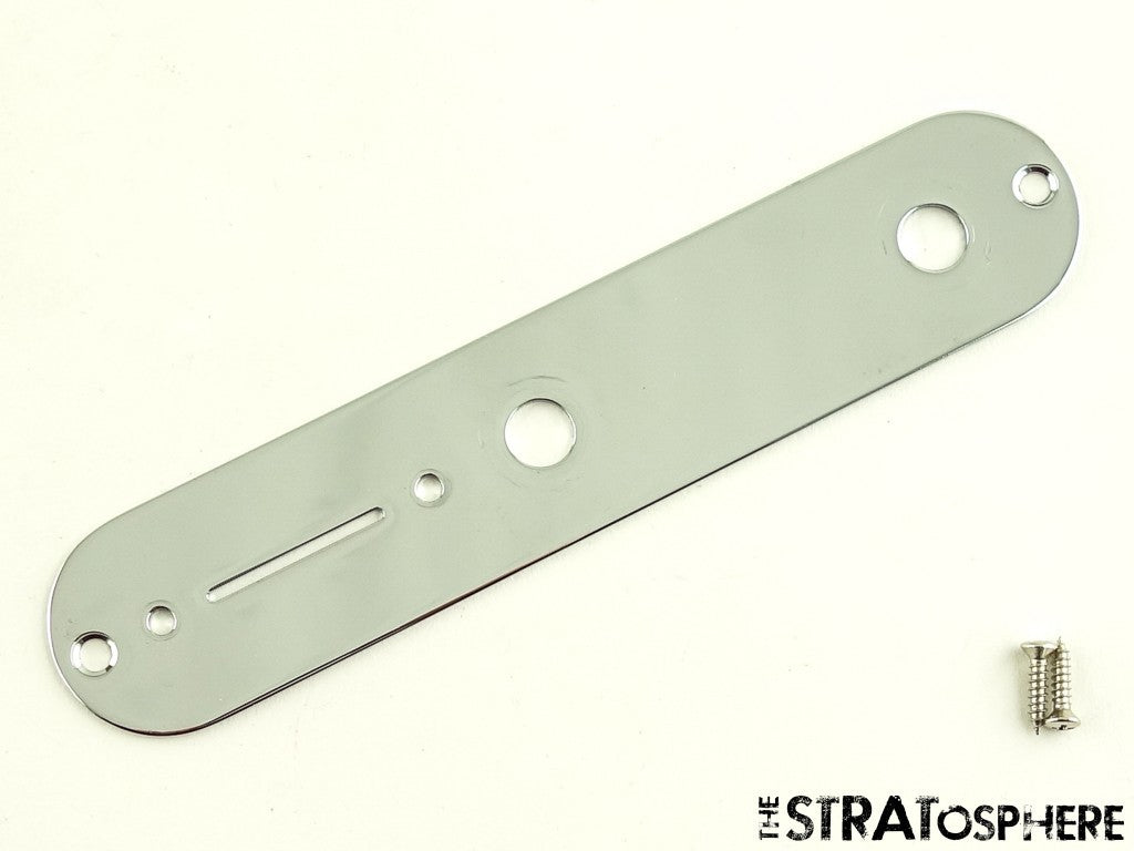 Fender Vintera III Mid 60s Tele CONTROL PLATE Guitar Parts Chrome.