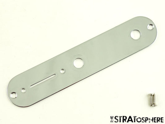 Fender Vintera III Mid 60s Tele CONTROL PLATE Guitar Parts Chrome.