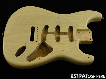 Fender USA B5 Custom Shop 69 Journeyman Relic Strat BODY, Faded Vintage Blonde