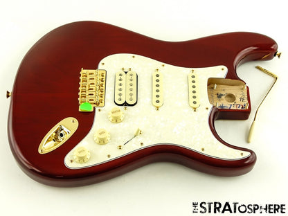 Fender Tash Sultana Stratocaster Strat LOADED BODY, Double Tap Trans Cherry