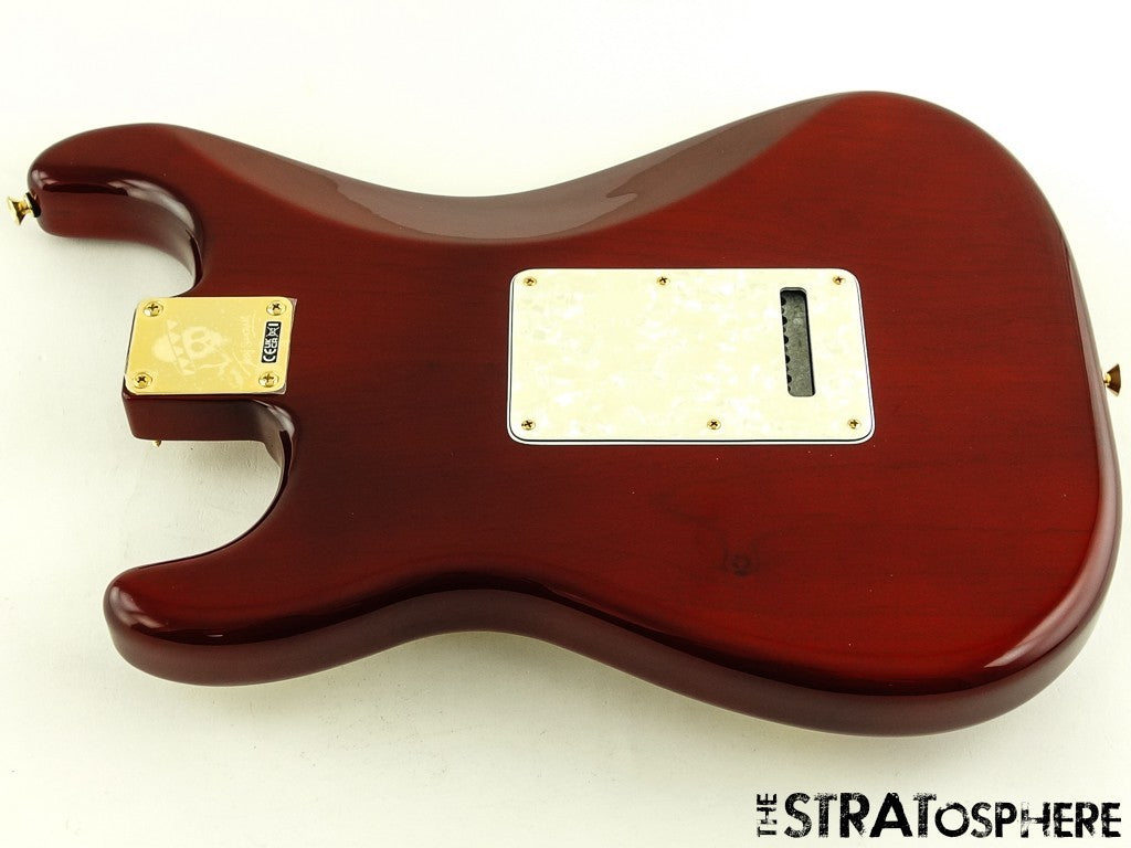 Fender Tash Sultana Stratocaster Strat LOADED BODY, Double Tap Trans Cherry