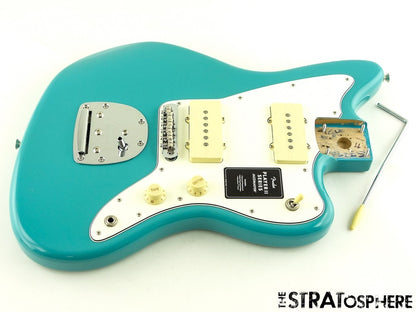 Fender Player II Jazzmaster LOADED BODY Guitar Parts Alnico Aquatone Blue