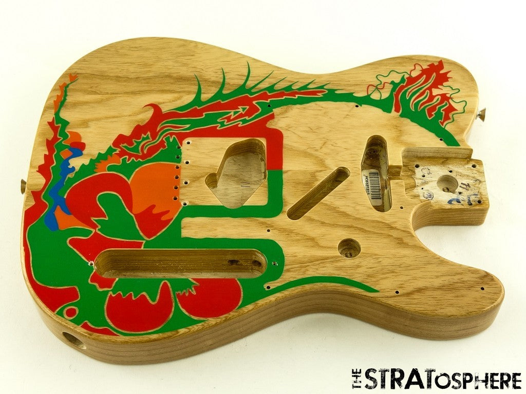 Fender Jimmy Page Telecaster BODY Tele Guitar, Ash Natural w/ Artwork