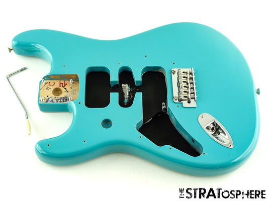 LEFTY Fender Player II Stratocaster BODY + HARDWARE Strat Alder Aquatone Blue