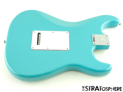 LEFTY Fender Player II Stratocaster BODY + HARDWARE Strat Alder Aquatone Blue