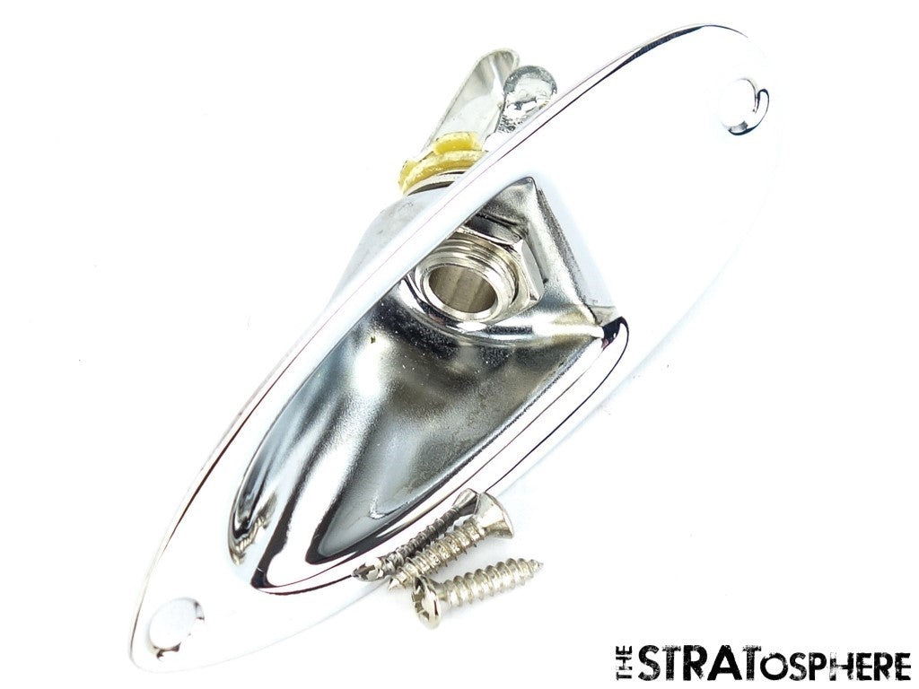 Fender Ritchie Blackmore Stratocaster Strat OUTPUT JACK + Plate Chrome.