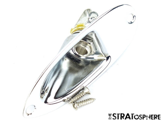 Fender Ritchie Blackmore Stratocaster Strat OUTPUT JACK + Plate Chrome.
