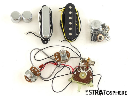 Fender Standard Tele Single-Coil PICKUPS POTS KNOBS & SWITCH Telecaster!