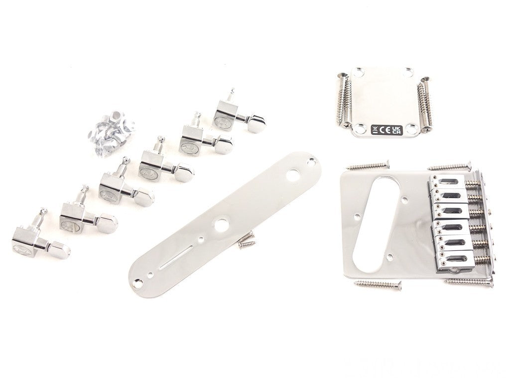 Fender Standard Telecaster HARDWARE SET Tele Bridge Knobs Tuners Plates.