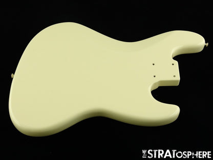 LEFTY Fender AV II American Vintage 1966 Jazz J BASS BODY, Olympic White