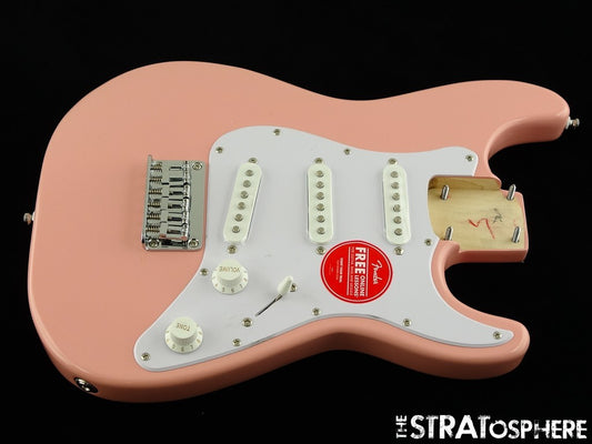 Fender Squier Mini Series Stratocaster Strat MINI HT LOADED BODY Shell Pink