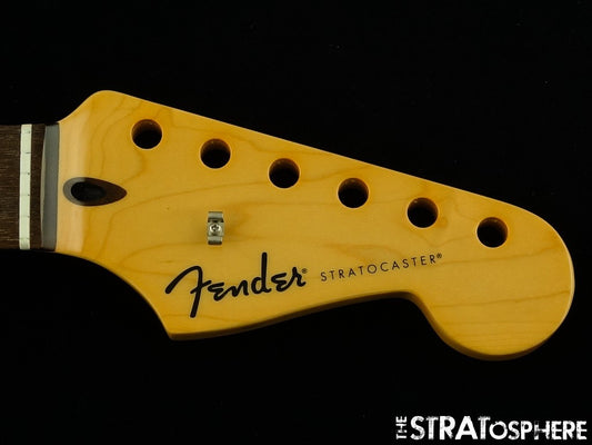 Fender Standard Stratocaster Strat, NECK, Modern ''C'' Parts, Indian Laurel