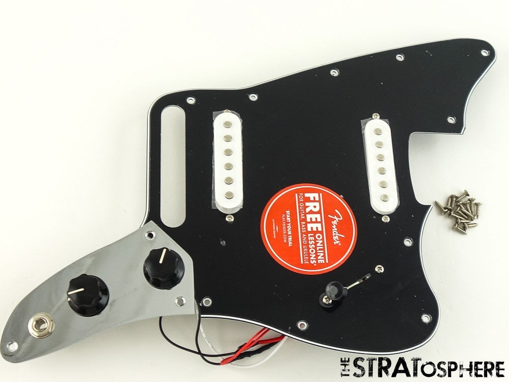 Fender Squier Affinity Jaguar Series LOADED PICKGUARD Guitar Ceramic, Black