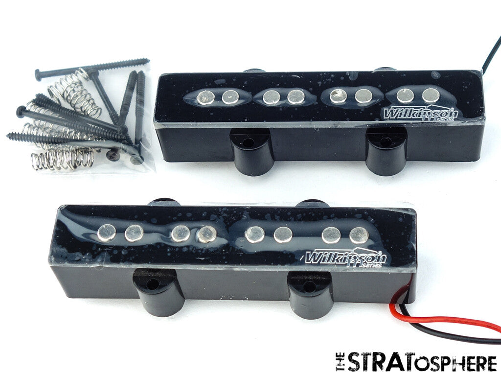 *NEW Wilkinson WOJB Ceramic for Fender Jazz Bass PICKUP SET Pickups