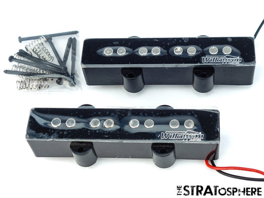 *NEW Wilkinson WOJB Ceramic for Fender Jazz Bass PICKUP SET Pickups