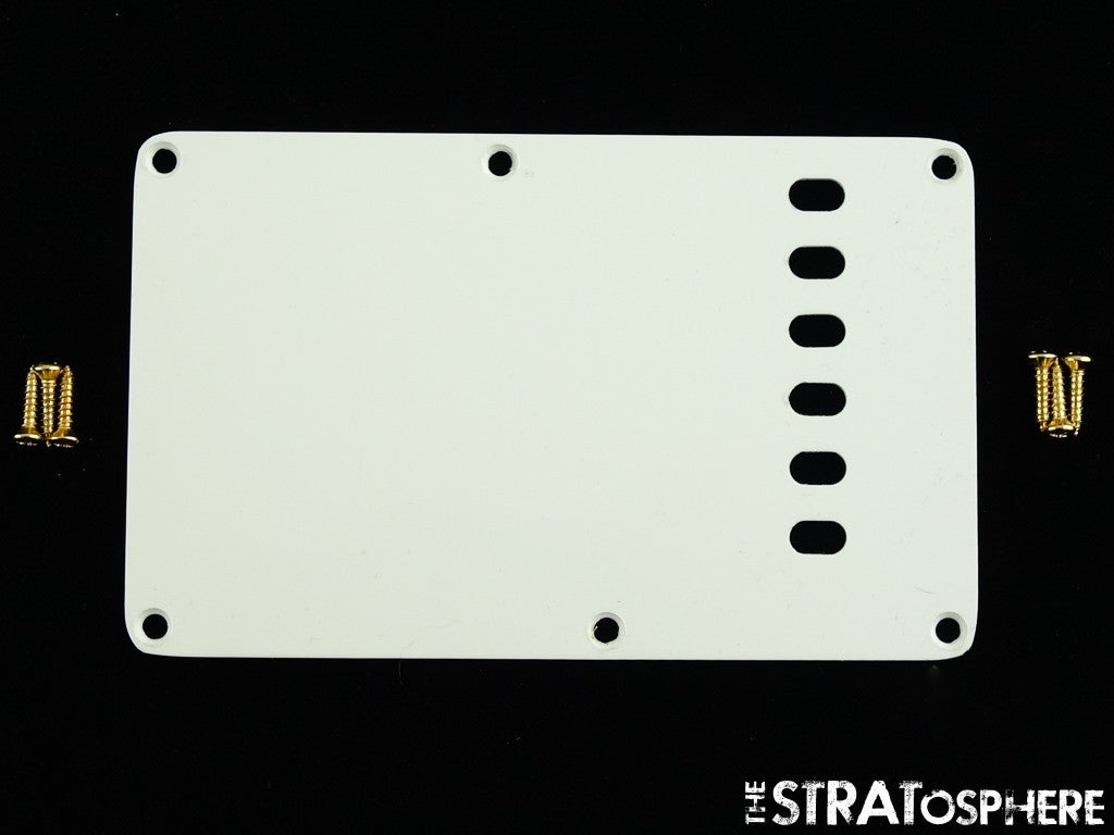 Fender Vintera III Late 50s Stratocaster Strat, TREMOLO COVER, White, Plate