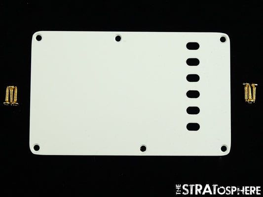 Fender Vintera III Late 50s Stratocaster Strat, TREMOLO COVER, White, Plate