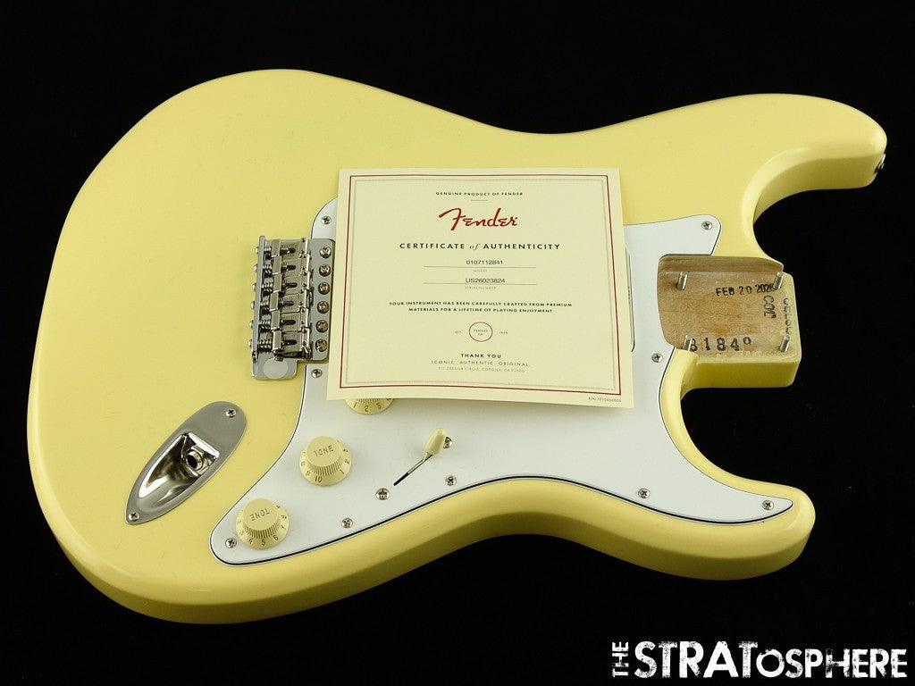 LOADED USA Fender YNGWIE MALMSTEEN Strat, BODY, YJM, Stratocaster Vintage White