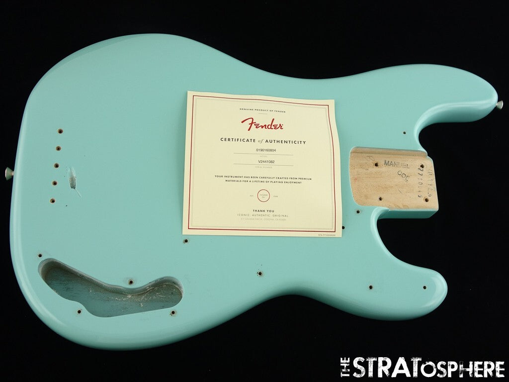 Fender AV II American Vintage 1960 Precision P BASS BODY, 60 Daphne Blue.