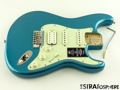 Fender American Professional Classic Strat HSS LOADED BODY Fade Lake Placid Blue