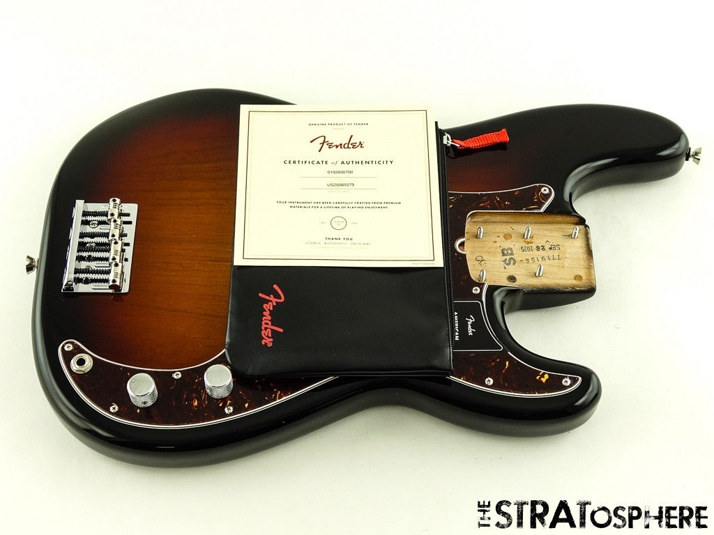Fender American Professional II Precision P Bass LOADED BODY, Sunburst 3TS