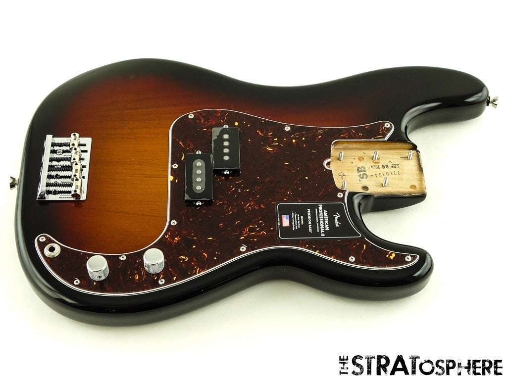 Fender American Professional II Precision P Bass LOADED BODY, Sunburst 3TS
